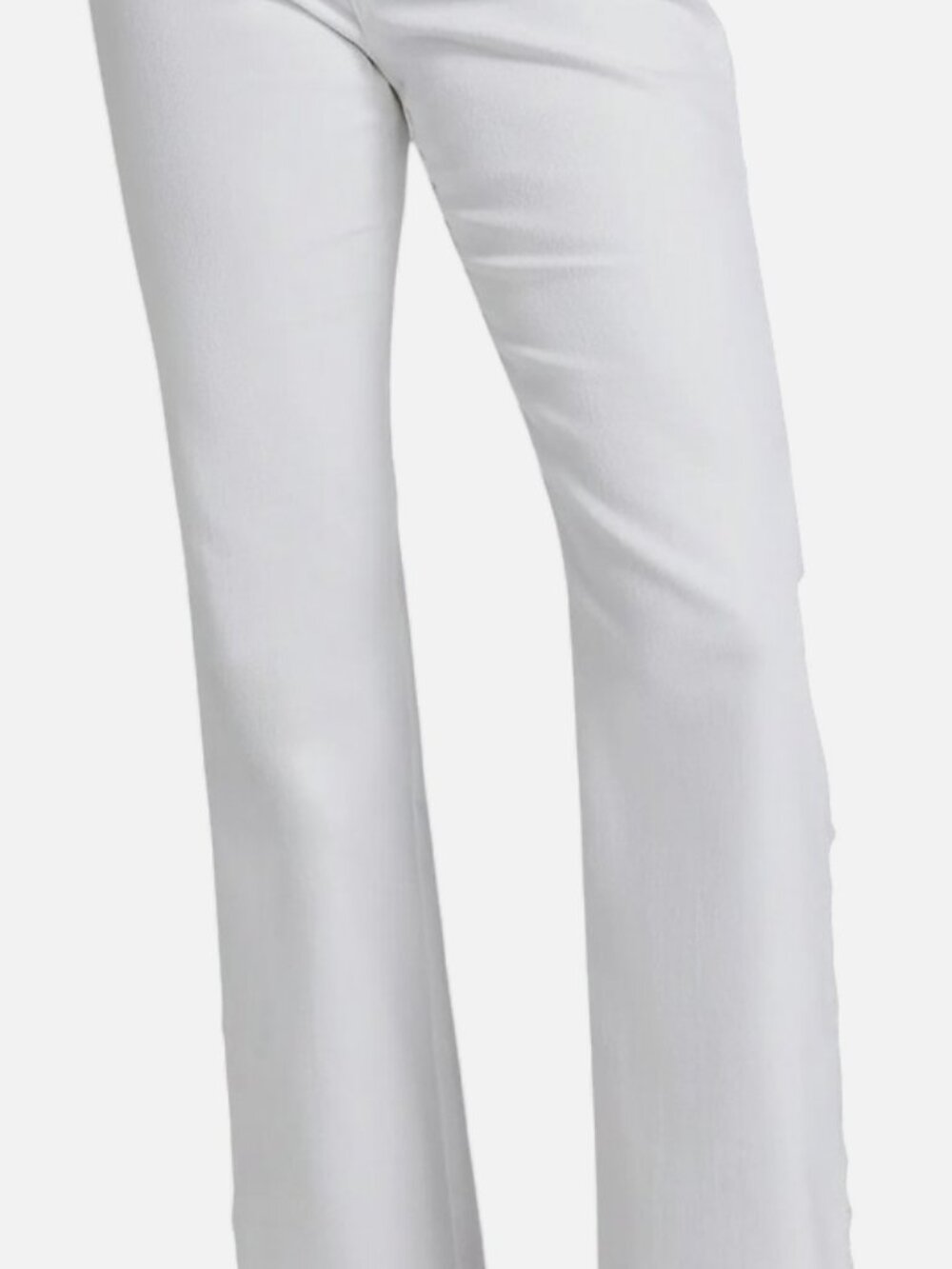 Cinq a Sept Women's White Shailene Lace High-Rise Straight-Leg Jeans Pants Sz 2